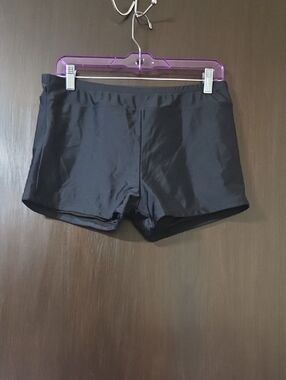 no name brand ladies swim shorts black XL